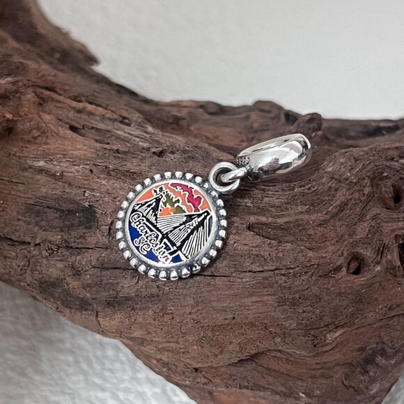 Pandora Charleston SC Travel S925 Silver Dangle Charm - Picture 4 of 4